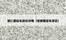 銅仁蘑菇石游玩攻略（安順蘑菇石景區(qū)）