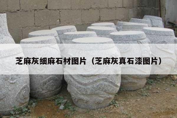 芝麻灰細(xì)麻石材圖片(芝麻灰真石漆圖片)