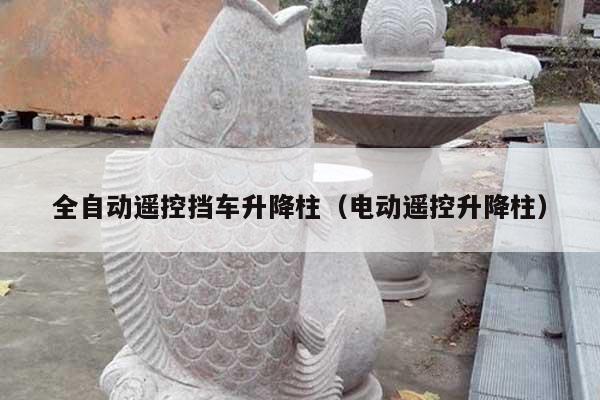 全自動遙控擋車升降柱(電動遙控升降柱)