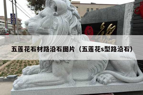五蓮花石材路沿石圖片(五蓮花s型路沿石)