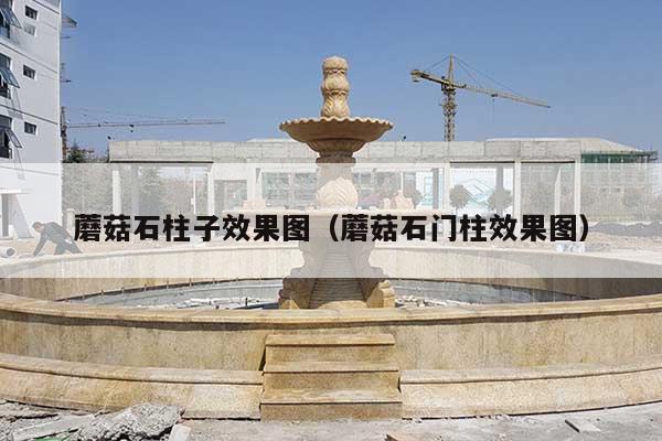 蘑菇石柱子效果圖(蘑菇石門柱效果圖)