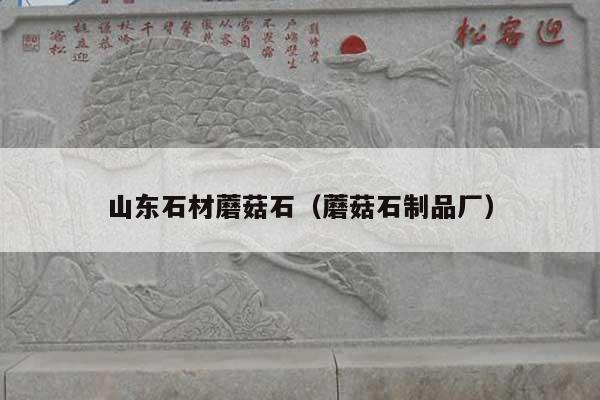 山東石材蘑菇石(蘑菇石制品廠)